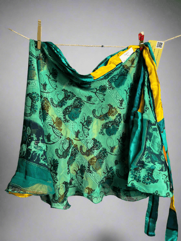 Festive Regular Mini - FS002 - Rangeelaa - Fairtrade Sustainable Women's Clothingsaree wrap skirts