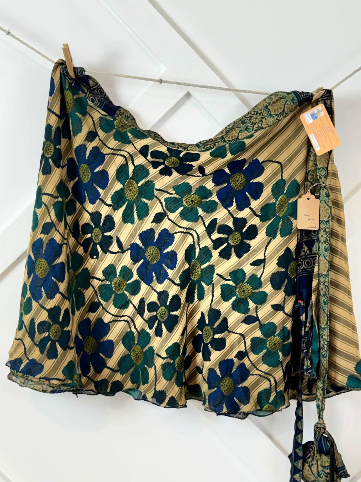 Festive Regular mini skirt-ES030 - Rangeelaa- Fairtrade Sustainable Women's Clothingskirts