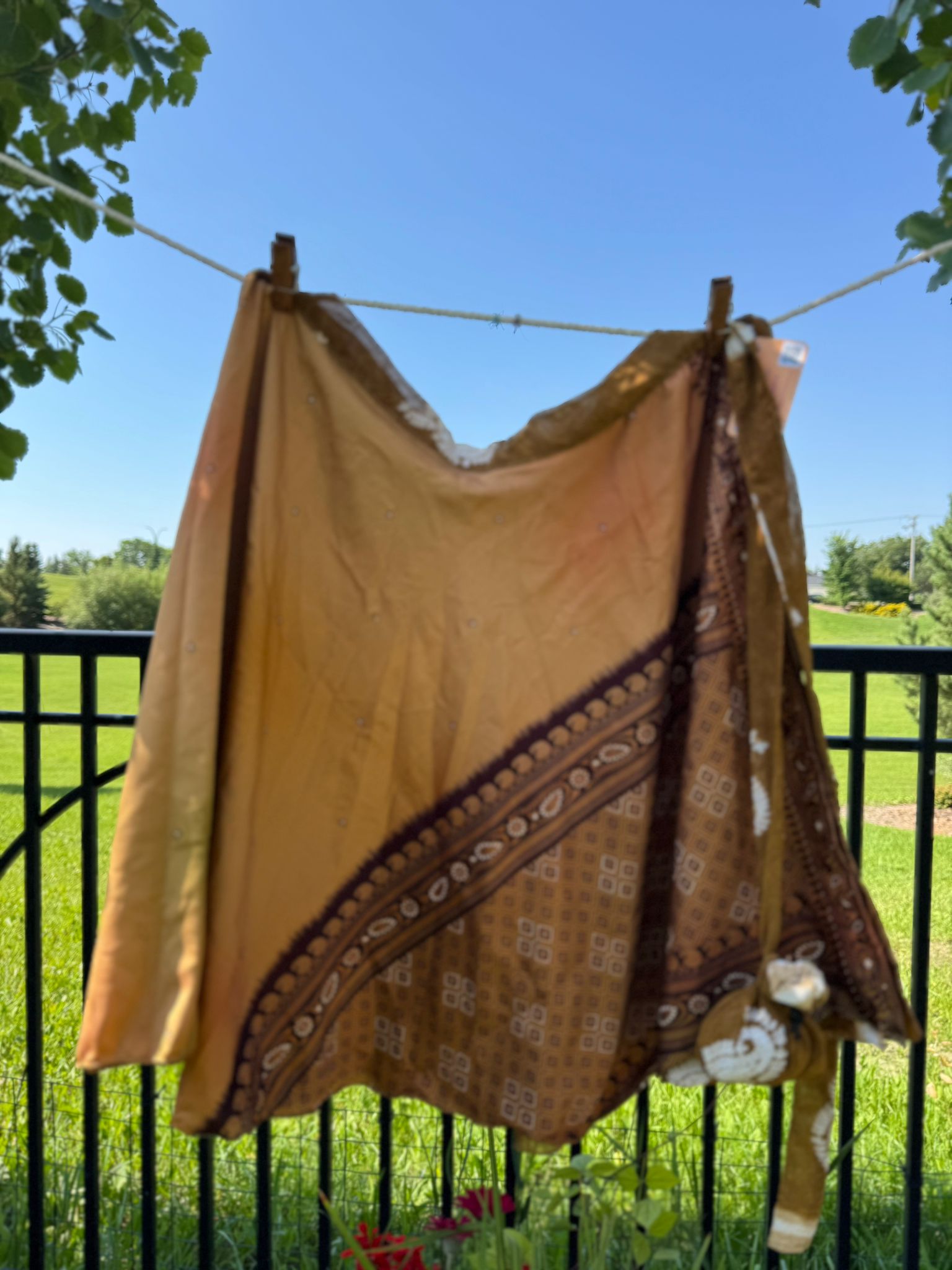 Festive Regular Tea - A012 - Rangeelaa - Fairtrade Sustainable Women's Clothingsaree wrap skirts