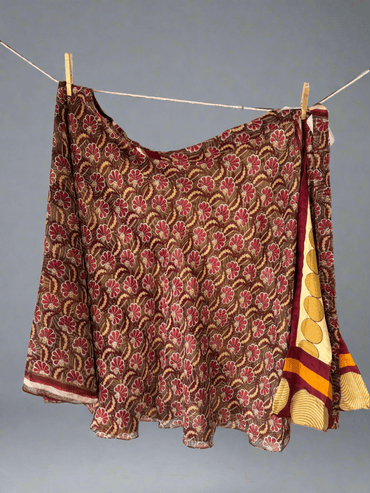 Festive Regular Tea R01 - Rangeelaa - Fairtrade Sustainable Women's Clothingsaree wrap skirts