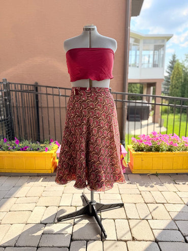 Festive Regular Tea R01 - Rangeelaa - Fairtrade Sustainable Women's Clothingsaree wrap skirts