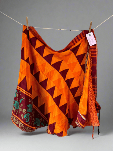 Festive Regular Tea R03 - Rangeelaa - Fairtrade Sustainable Women's Clothingsaree wrap skirts
