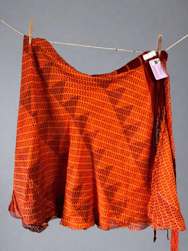 Festive Regular Tea R03 - Rangeelaa - Fairtrade Sustainable Women's Clothingsaree wrap skirts