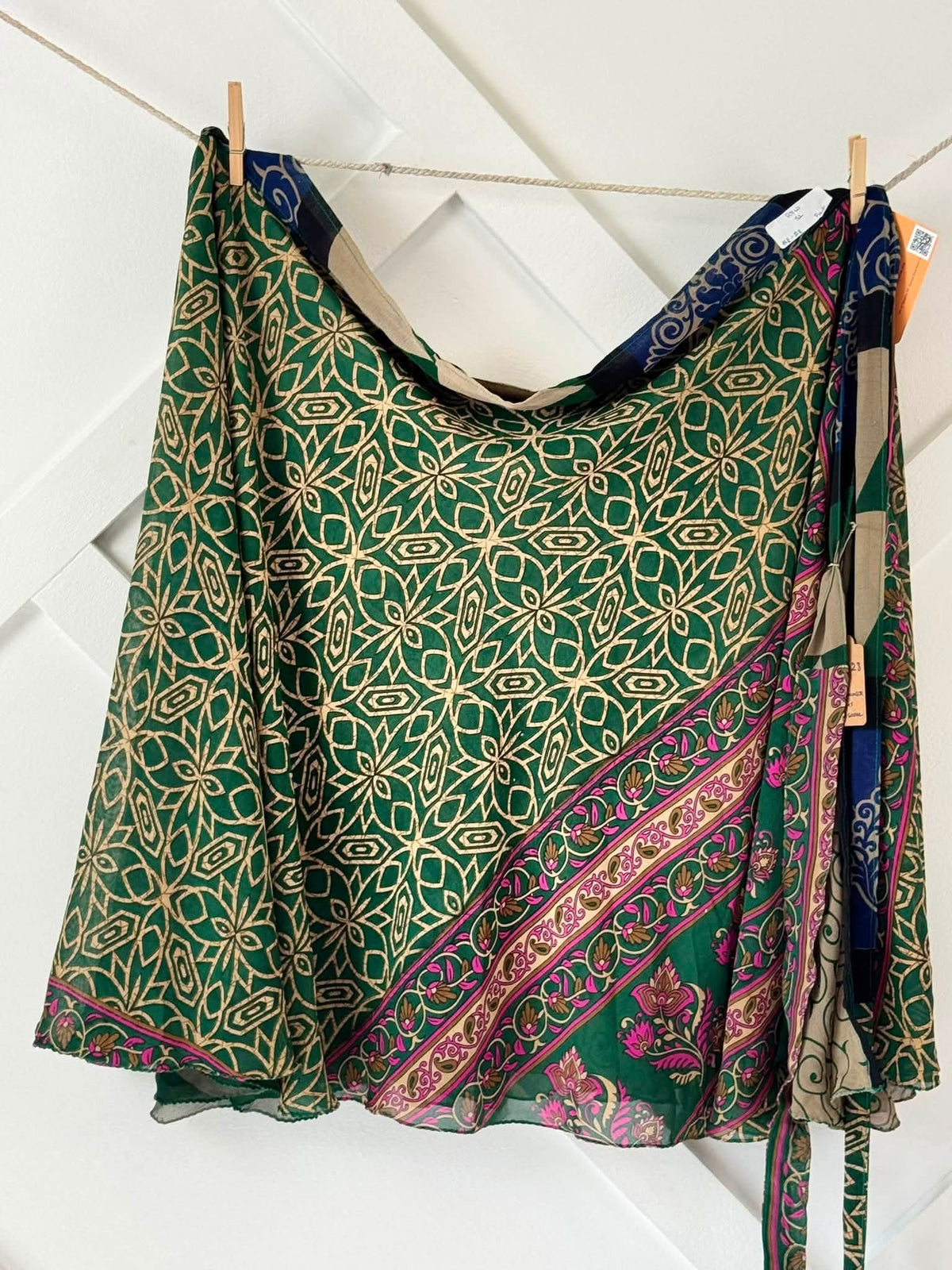 Festive Regular Tea skirt-ES028 - Rangeelaa- Fairtrade Sustainable Women's Clothingskirts