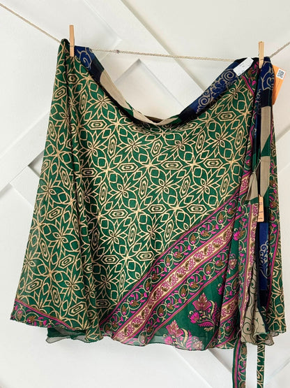 Festive Regular Tea skirt-ES028 - Rangeelaa- Fairtrade Sustainable Women's Clothingskirts