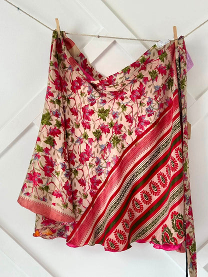 Festive Regular Tea skirt-ES029 - Rangeelaa- Fairtrade Sustainable Women's Clothingskirts