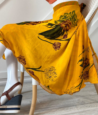 Festive Regular Tea skirt-FS014 - Rangeelaa- Fairtrade Sustainable Women's Clothingskirts