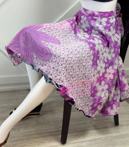 Festive Regular Tea skirt - M023 - Rangeelaa - Fairtrade Sustainable Women's Clothingsaree wrap skirts