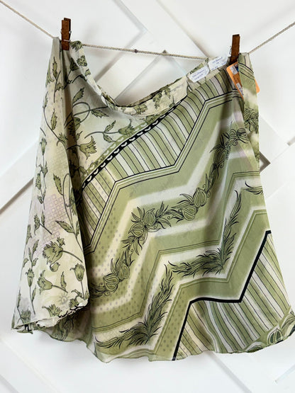 Festive Regular Tea skirt - M024 - Rangeelaa - Fairtrade Sustainable Women's Clothingsaree wrap skirts