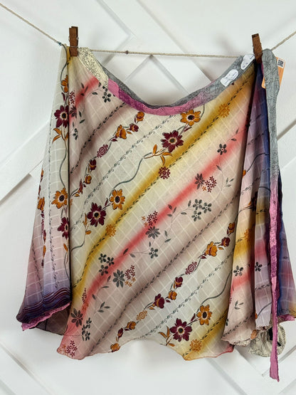 Festive Regular Tea skirt - M031 - Rangeelaa - Fairtrade Sustainable Women's Clothingsaree wrap skirts