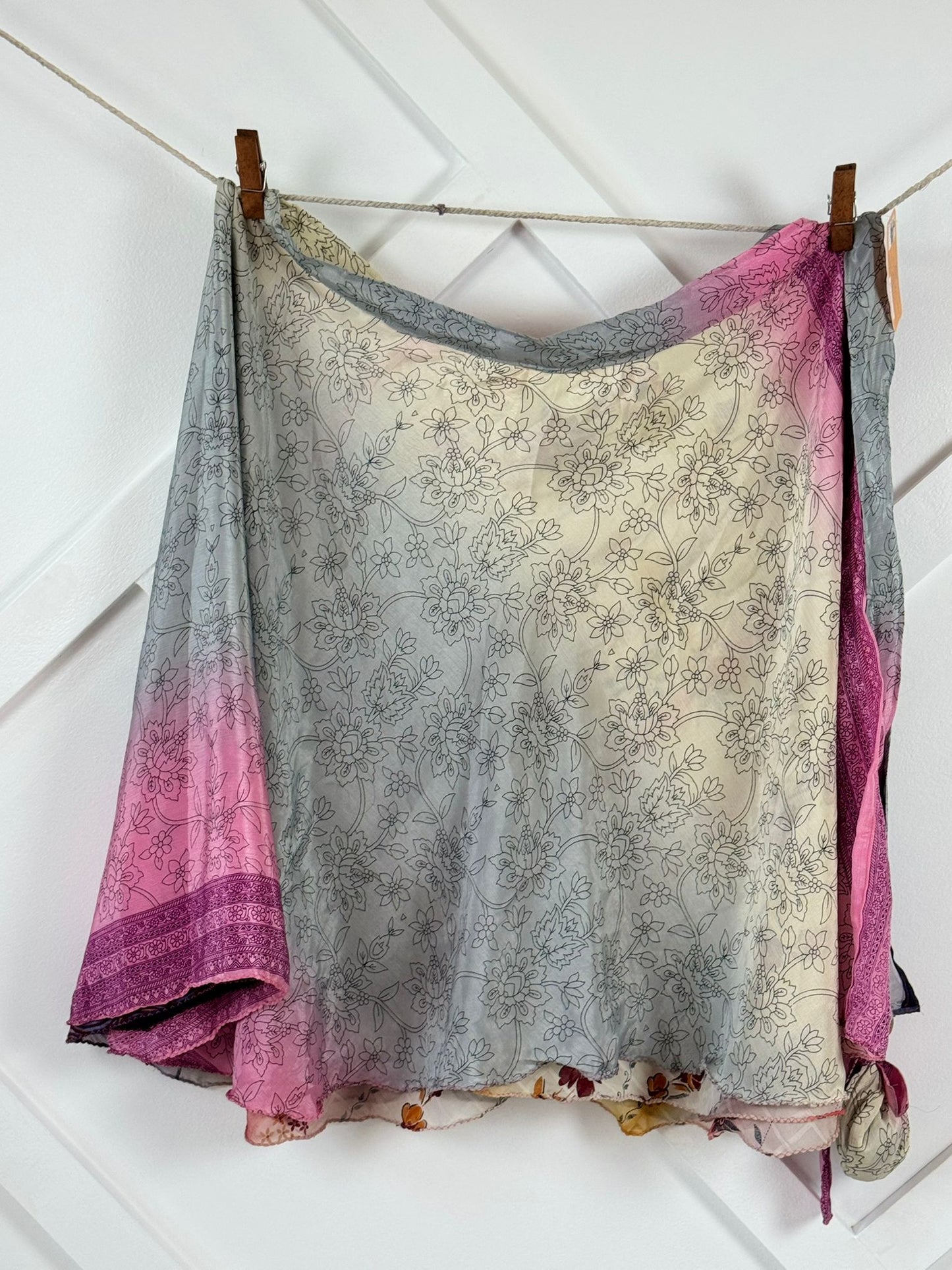 Festive Regular Tea skirt - M031 - Rangeelaa - Fairtrade Sustainable Women's Clothingsaree wrap skirts