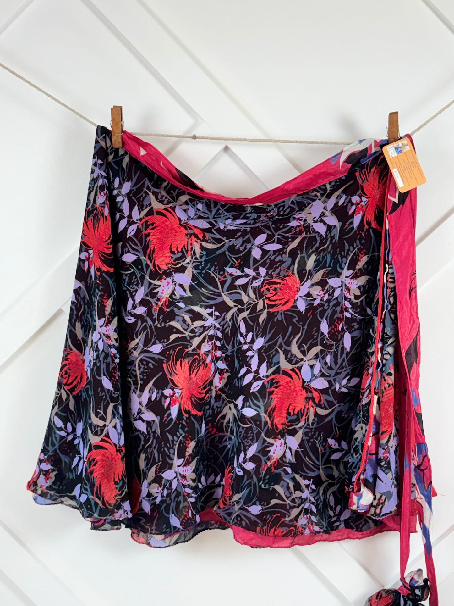 Festive Regular Tea skirt - M032 - Rangeelaa - Fairtrade Sustainable Women's Clothingsaree wrap skirts