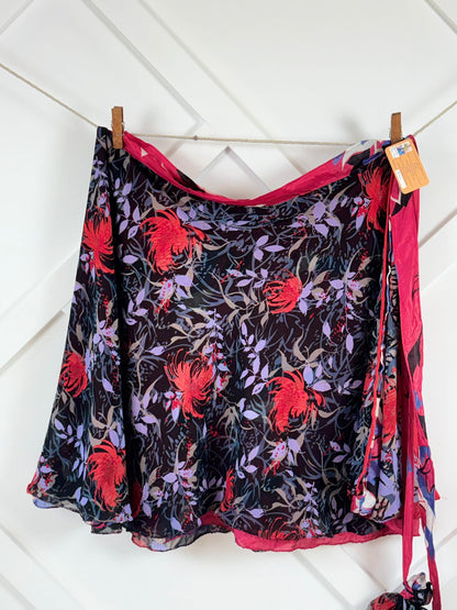 Festive Regular Tea skirt - M032 - Rangeelaa - Fairtrade Sustainable Women's Clothingsaree wrap skirts