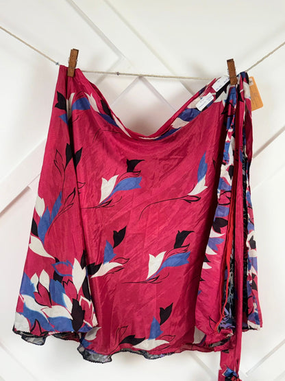 Festive Regular Tea skirt - M032 - Rangeelaa - Fairtrade Sustainable Women's Clothingsaree wrap skirts