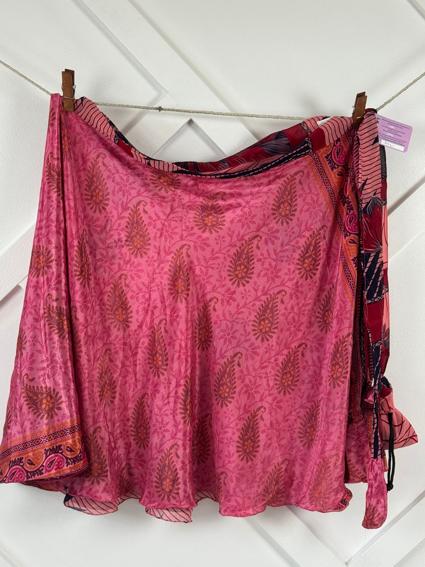 Festive Regular Tea skirt - M048 - Rangeelaa - Fairtrade Sustainable Women's Clothingsaree wrap skirts