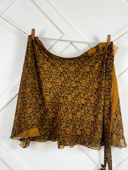 Festive Regular Tea skirt - M062 - Rangeelaa - Fairtrade Sustainable Women's Clothingsaree wrap skirts