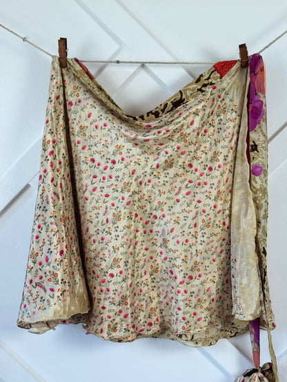 Festive Regular Tea skirt - M065 - Rangeelaa - Fairtrade Sustainable Women's Clothingsaree wrap skirts