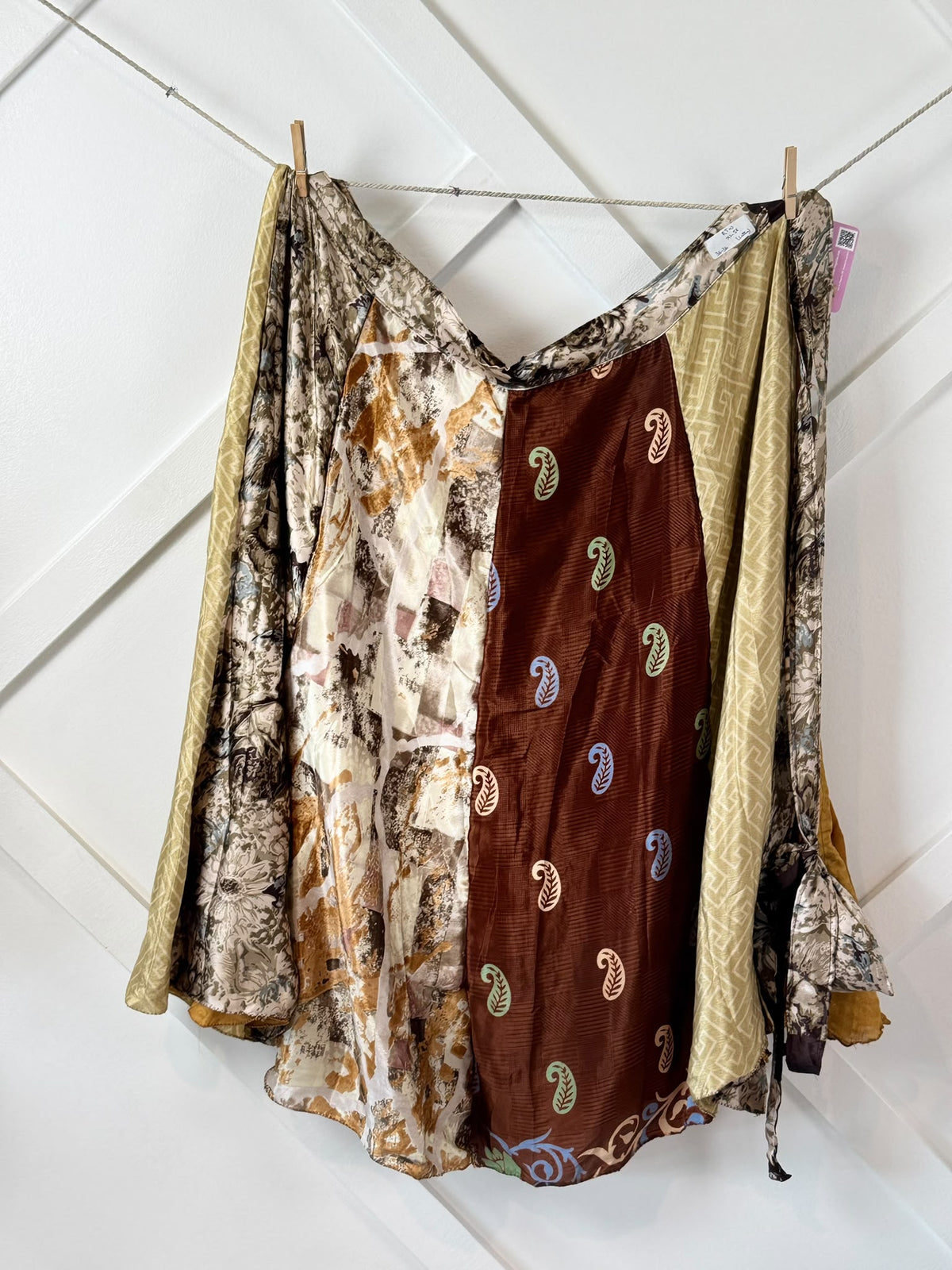Festive XL Ankle Patch work Wrap Skirt-CS001 - Rangeelaa- Fairtrade Sustainable Women's Clothingskirts