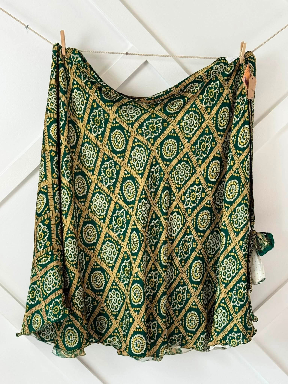 Festive XL ankle skirt-ES018 - Rangeelaa- Fairtrade Sustainable Women's Clothingskirts