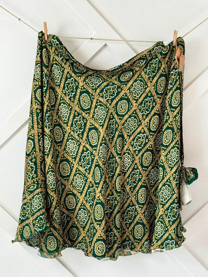 Festive XL ankle skirt-ES018 - Rangeelaa- Fairtrade Sustainable Women's Clothingskirts
