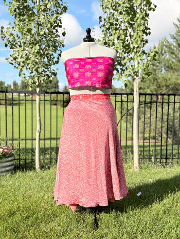 Festive XL Calf E003 - Rangeelaa - Fairtrade Sustainable Women's Clothingsaree wrap skirts