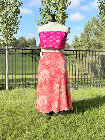 Festive XL Calf E003 - Rangeelaa - Fairtrade Sustainable Women's Clothingsaree wrap skirts