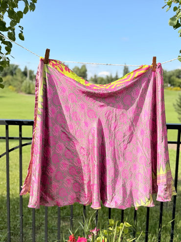 Festive XL Calf - J006 - Rangeelaa - Fairtrade Sustainable Women's Clothingsaree wrap skirts