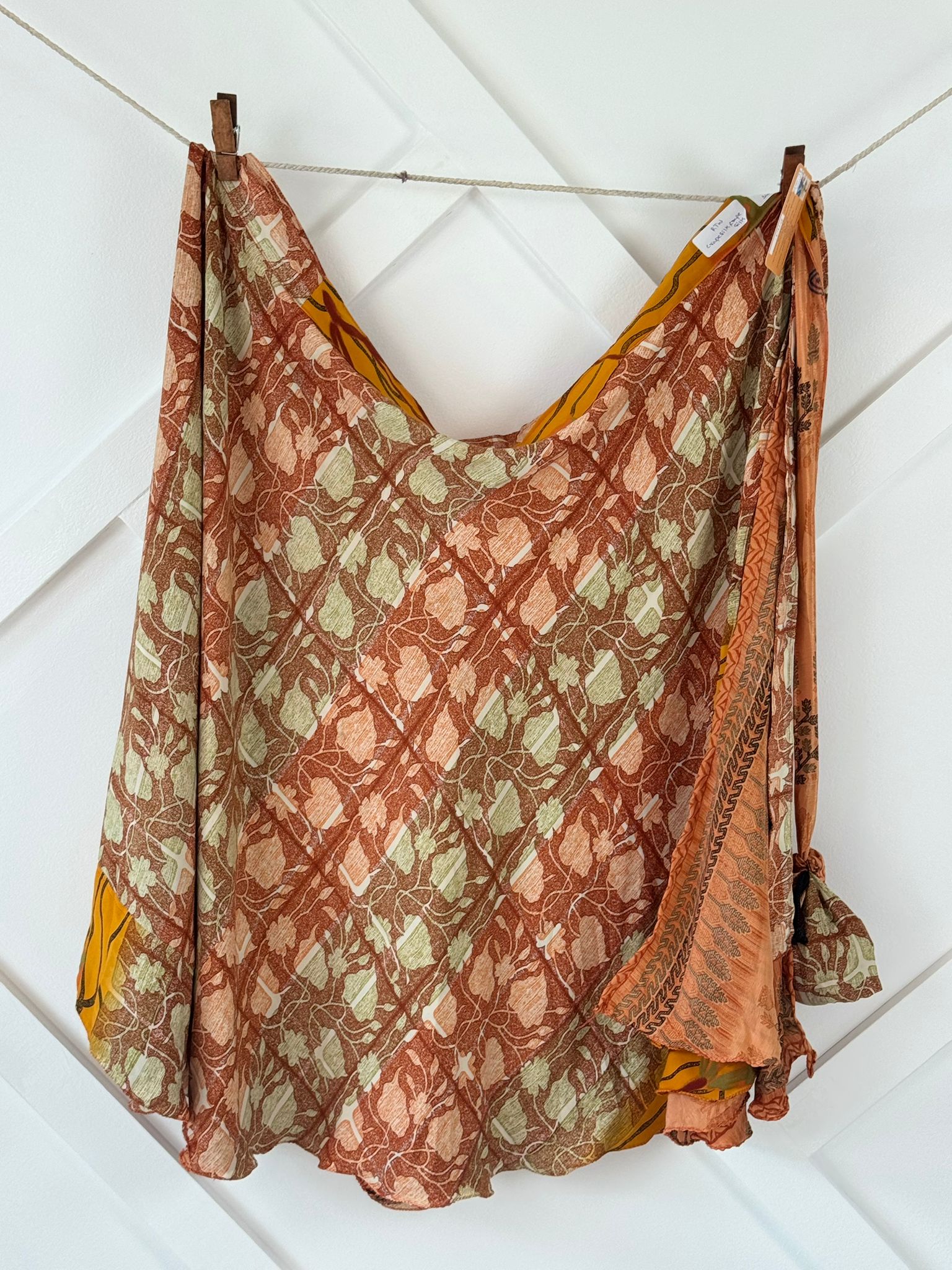 Festive XL Calf skirt - M040 - Rangeelaa - Fairtrade Sustainable Women's Clothingsaree wrap skirts