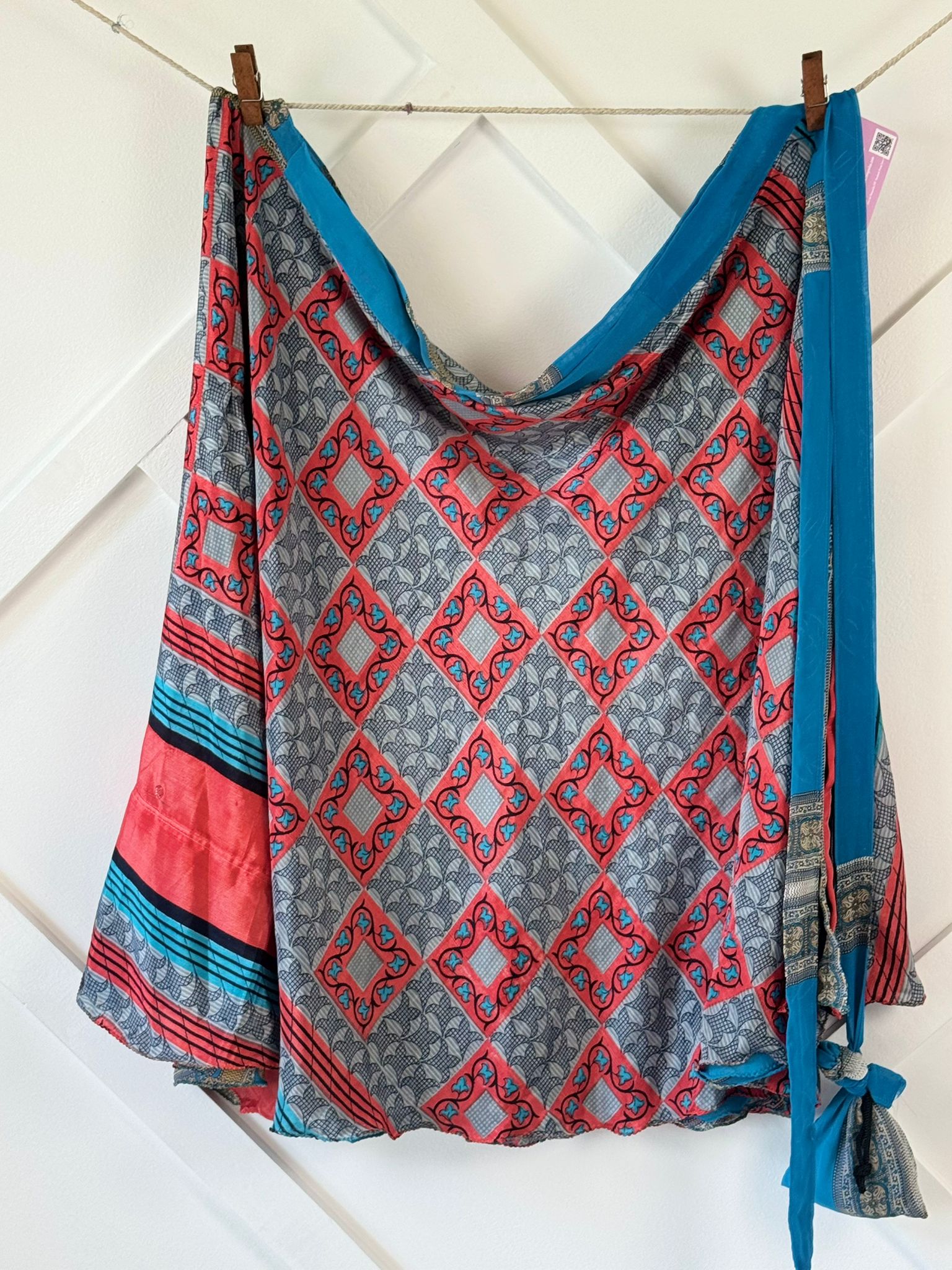 Festive XL Calf skirt - M082 - Rangeelaa - Fairtrade Sustainable Women's Clothingsaree wrap skirts
