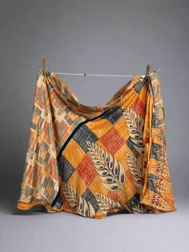 Festive XL Mini - J031 - Rangeelaa - Fairtrade Sustainable Women's Clothingsaree wrap skirts