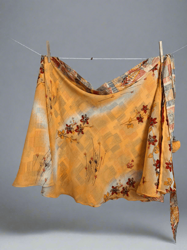 Festive XL Mini - J031 - Rangeelaa - Fairtrade Sustainable Women's Clothingsaree wrap skirts