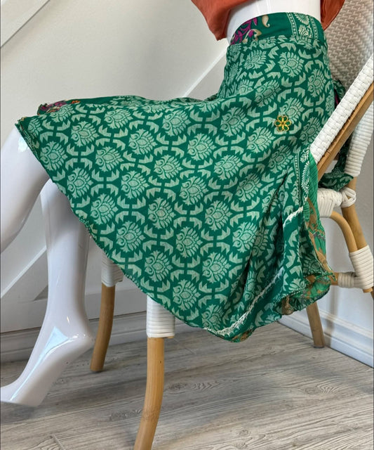 Festive XL mini skirt-111 - Rangeelaa- Fairtrade Sustainable Women's Clothingskirts