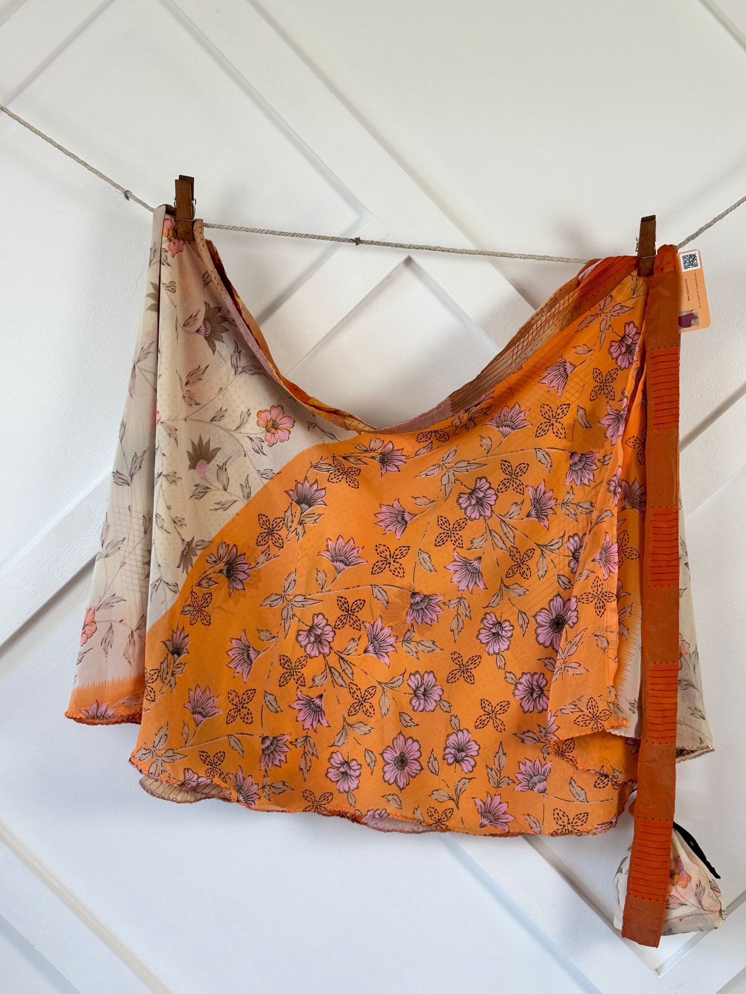 Festive XL Mini skirt - M071 - Rangeelaa - Fairtrade Sustainable Women's Clothingsaree wrap skirts