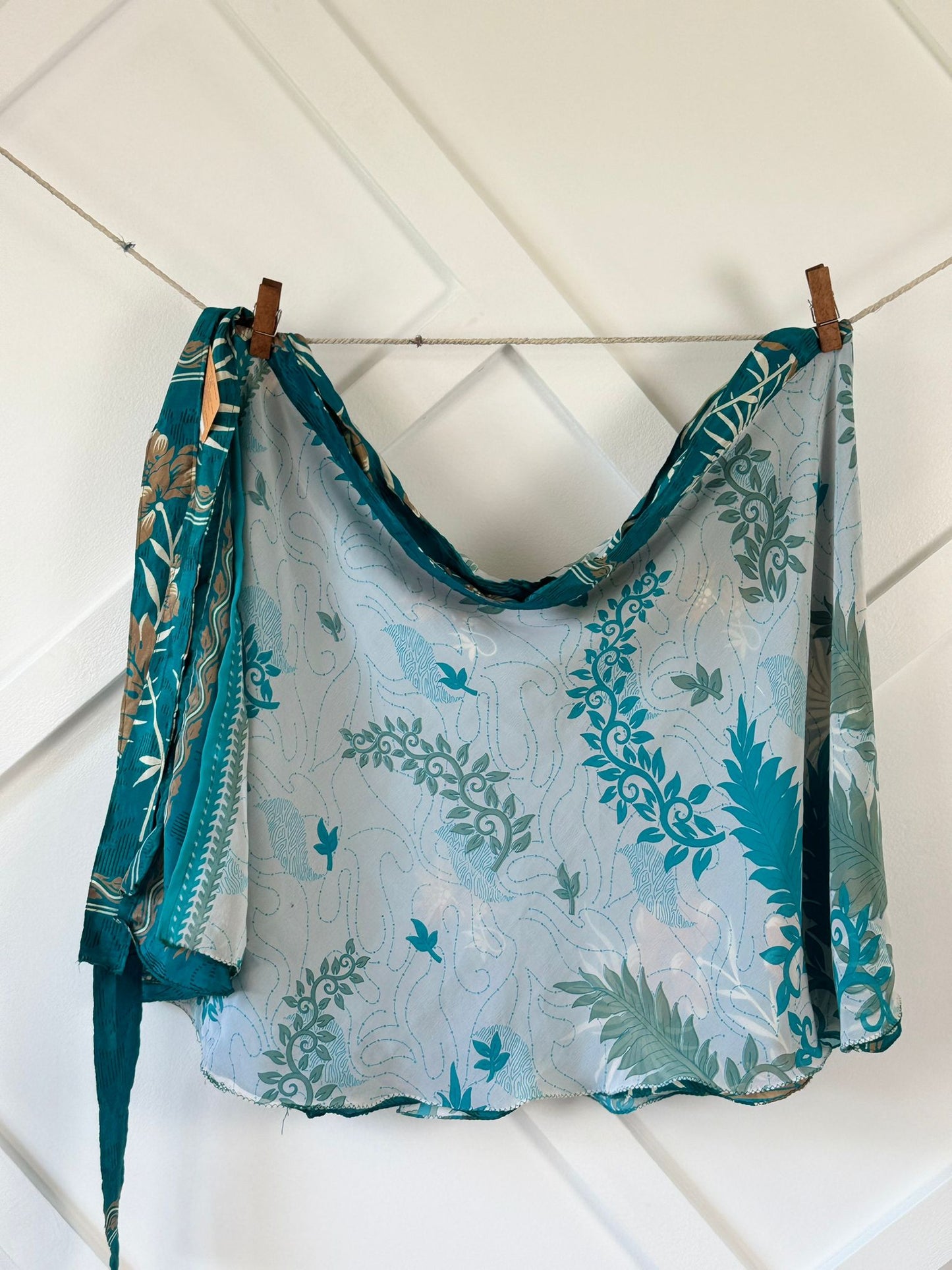 Festive XL Mini skirt - M075 - Rangeelaa - Fairtrade Sustainable Women's Clothingsaree wrap skirts
