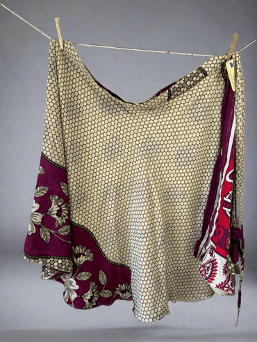 Festive XL Tea R02 - Rangeelaa - Fairtrade Sustainable Women's Clothingsaree wrap skirts