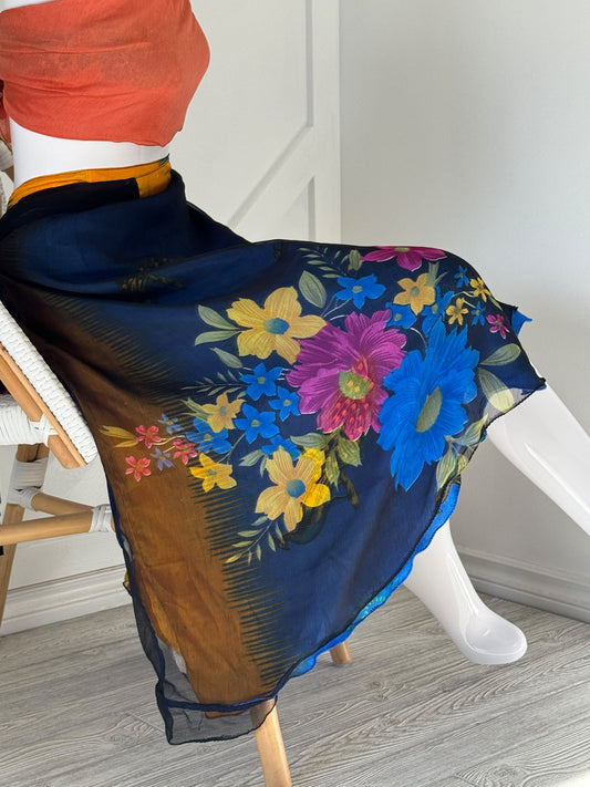 Festive XL tea skirt-101 - Rangeelaa- Fairtrade Sustainable Women's Clothingskirts