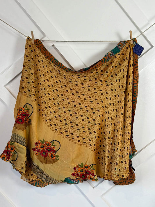 Festive XL tea skirt-109 - Rangeelaa- Fairtrade Sustainable Women's Clothingskirts