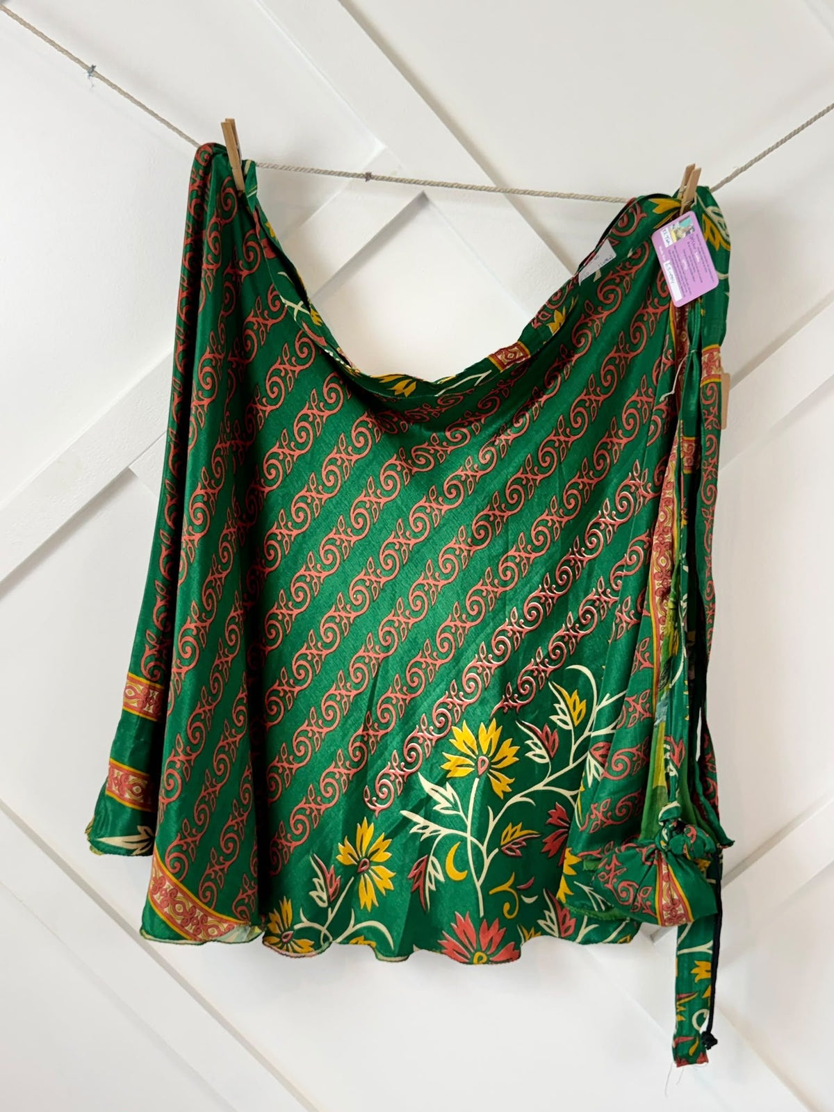 Festive XL tea skirt-ES004 - Rangeelaa- Fairtrade Sustainable Women's Clothingskirts