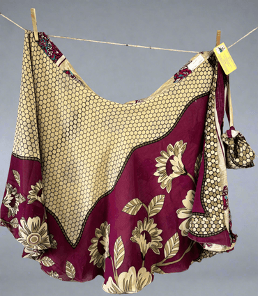 Festive XL Tea - V001 - Rangeelaa - Fairtrade Sustainable Women's Clothingsaree wrap skirts