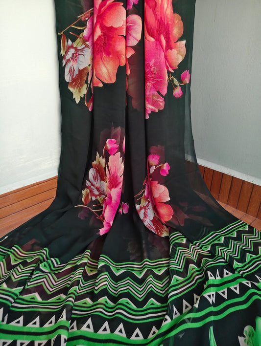 Floral Eclipse - Rangeelaa- Fairtrade Sustainable Women's Clothing
