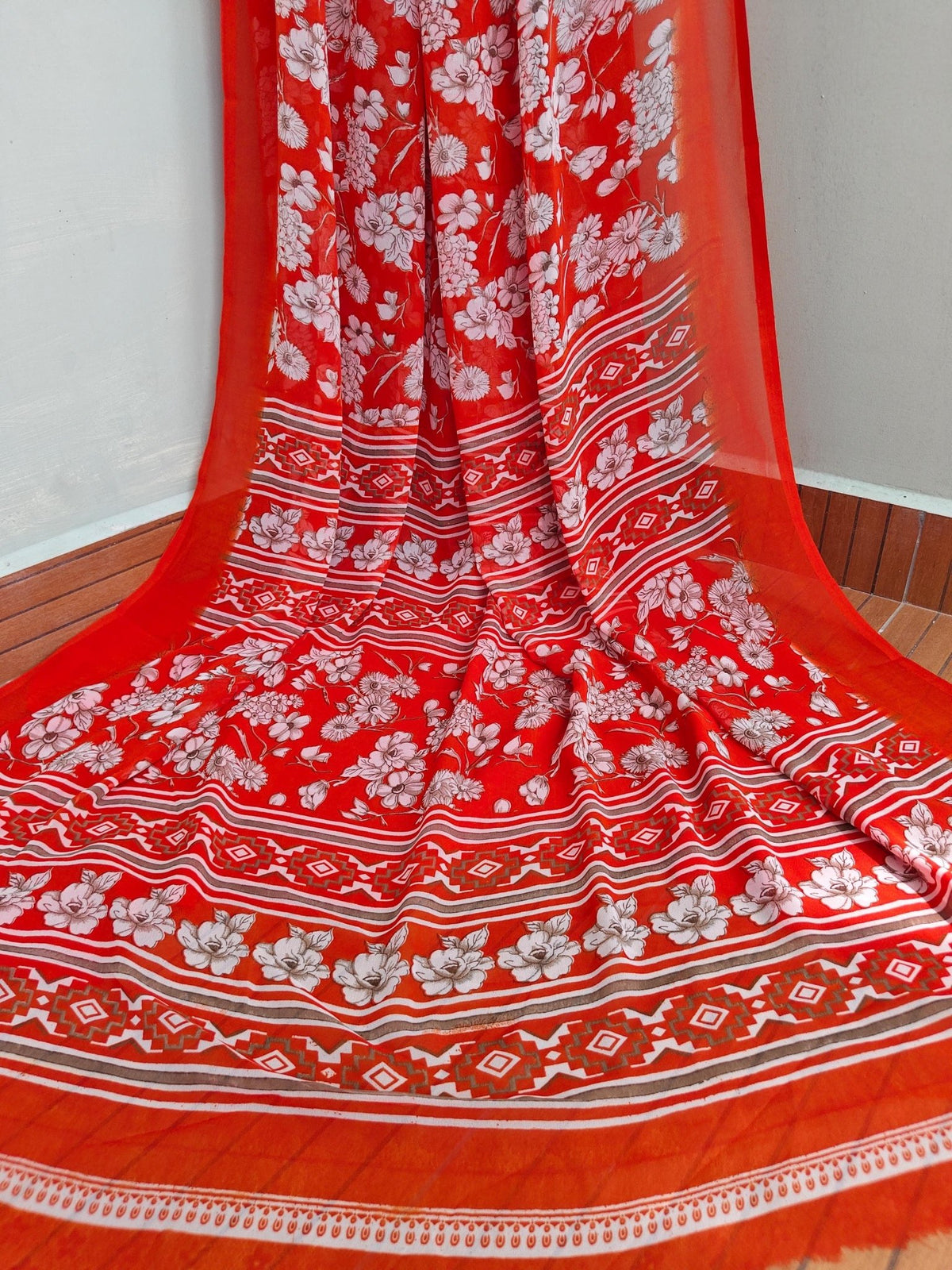 Floral Fire - Rangeelaa- Fairtrade Sustainable Women's Clothing