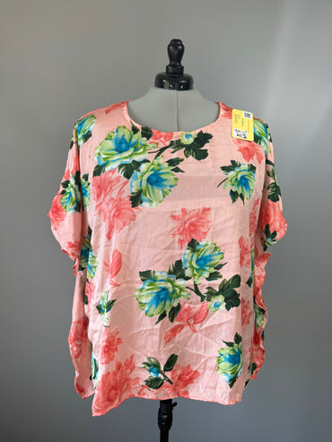 HFR Plus Round Neck Top - 28 inches D13 - Rangeelaa - Fairtrade Sustainable Women's Clothing
