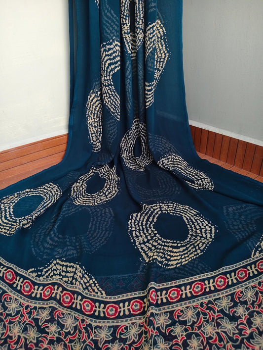 Indigo Echoes - Rangeelaa- Fairtrade Sustainable Women's Clothing