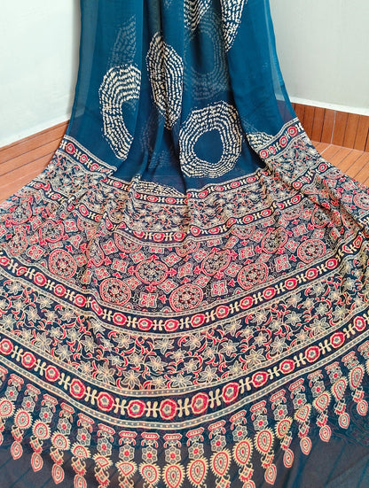 Indigo Echoes - Rangeelaa- Fairtrade Sustainable Women's Clothing