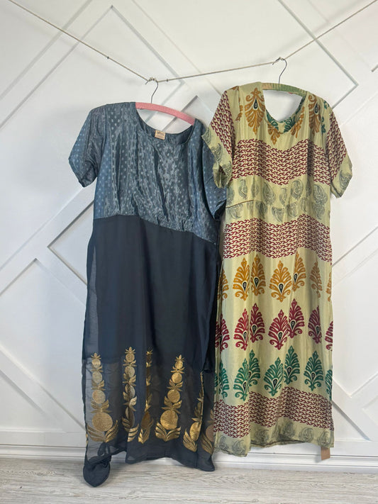 Karen.J-Pack of Four Non Plus Long Tops-Dispatch Payment - Rangeelaa- Fairtrade Sustainable Women's Clothing
