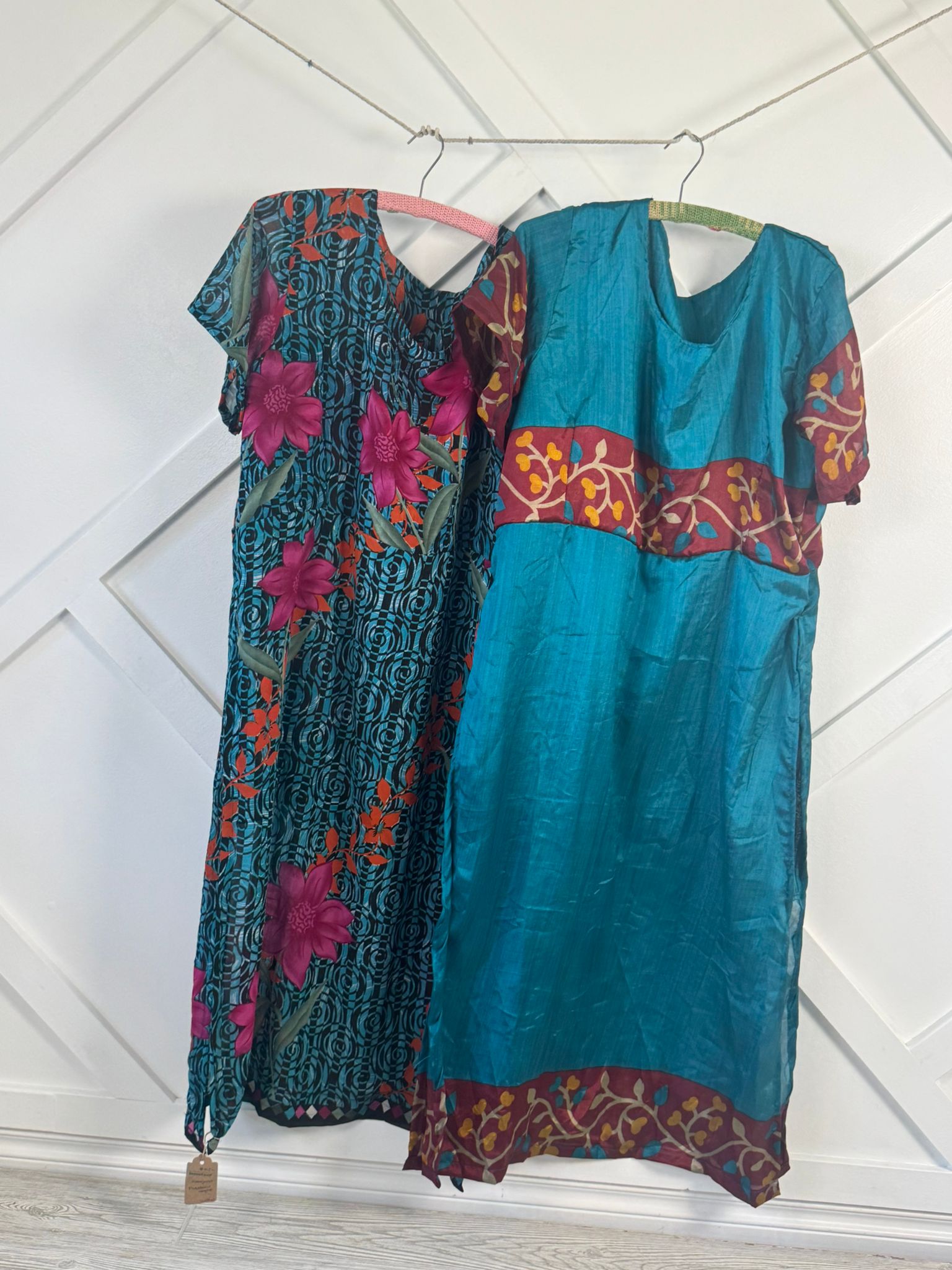 Karen.J-Pack of Four Non Plus Long Tops-Dispatch Payment - Rangeelaa- Fairtrade Sustainable Women's Clothing