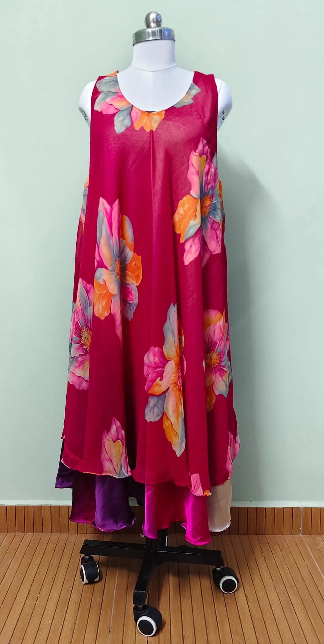 Karen.J-Size 4 – Original Mahika Dress-kD003 - Rangeelaa- Fairtrade Sustainable Women's Clothingdresses