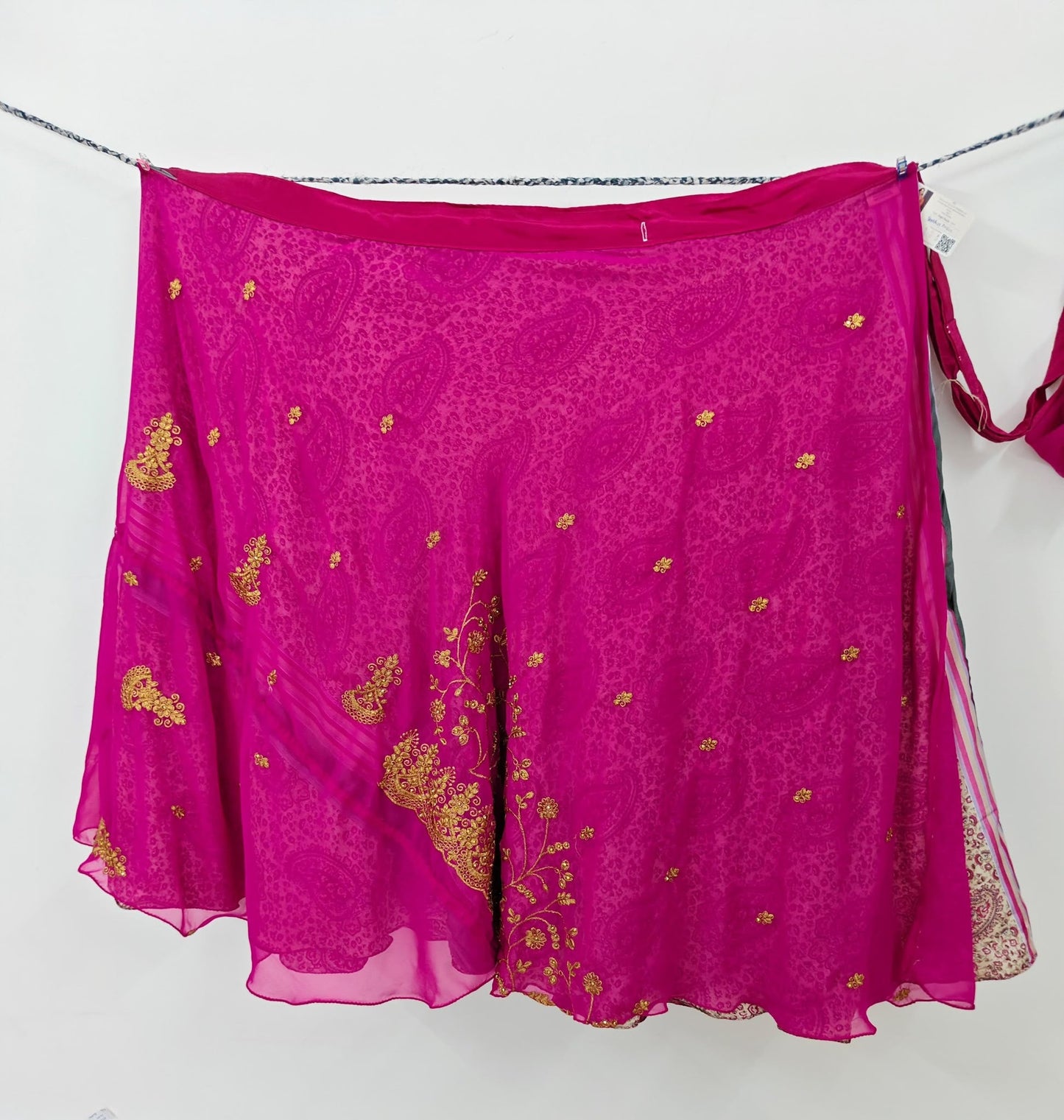 Maria.G-Embroidery Premium Goddess Skirt with scarf - Rangeelaa- Fairtrade Sustainable Women's Clothingskirts