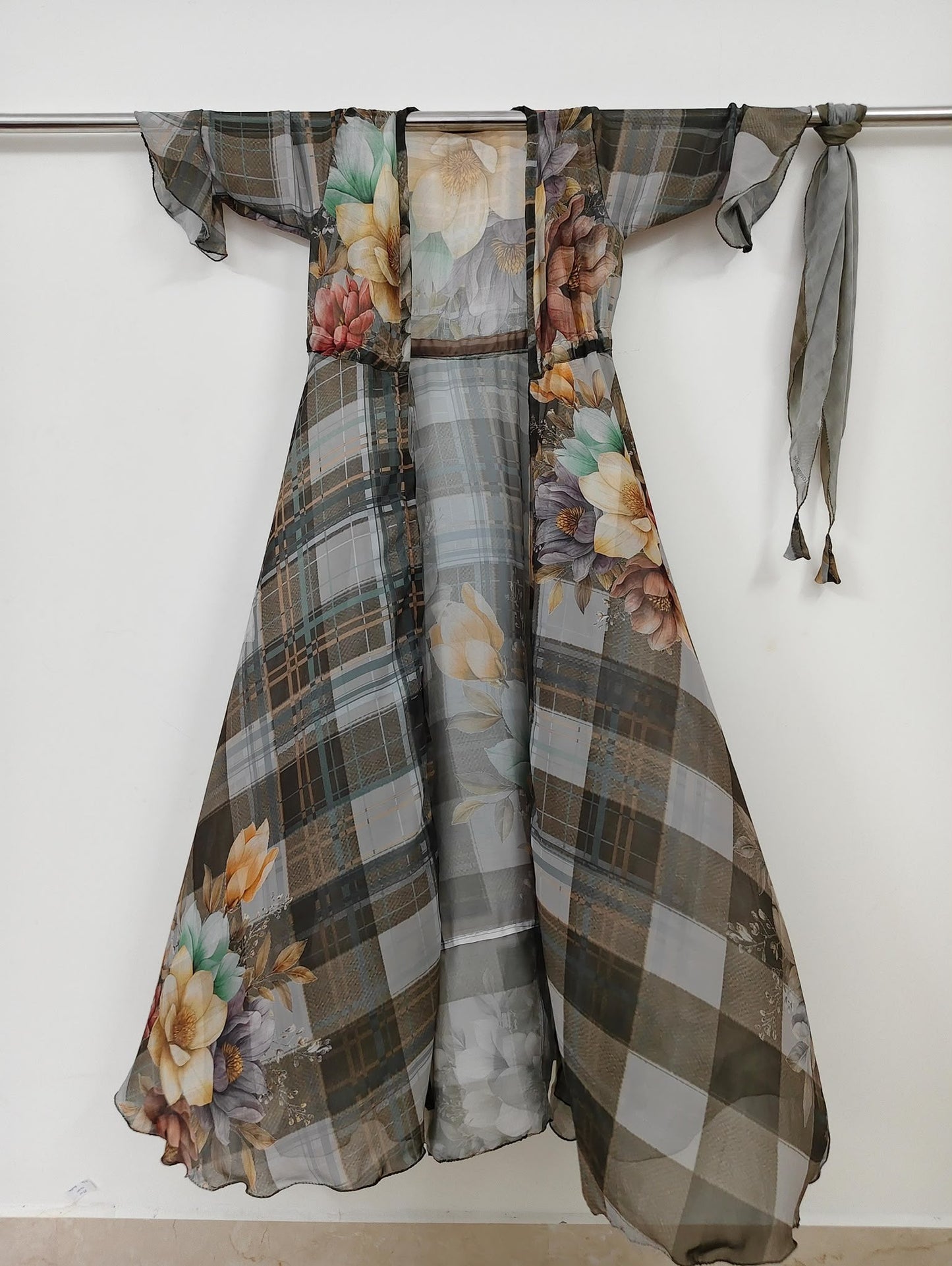 Martha-Digital print Non Plus Alia Shrug-Dispatch Payment - Rangeelaa- Fairtrade Sustainable Women's Clothing