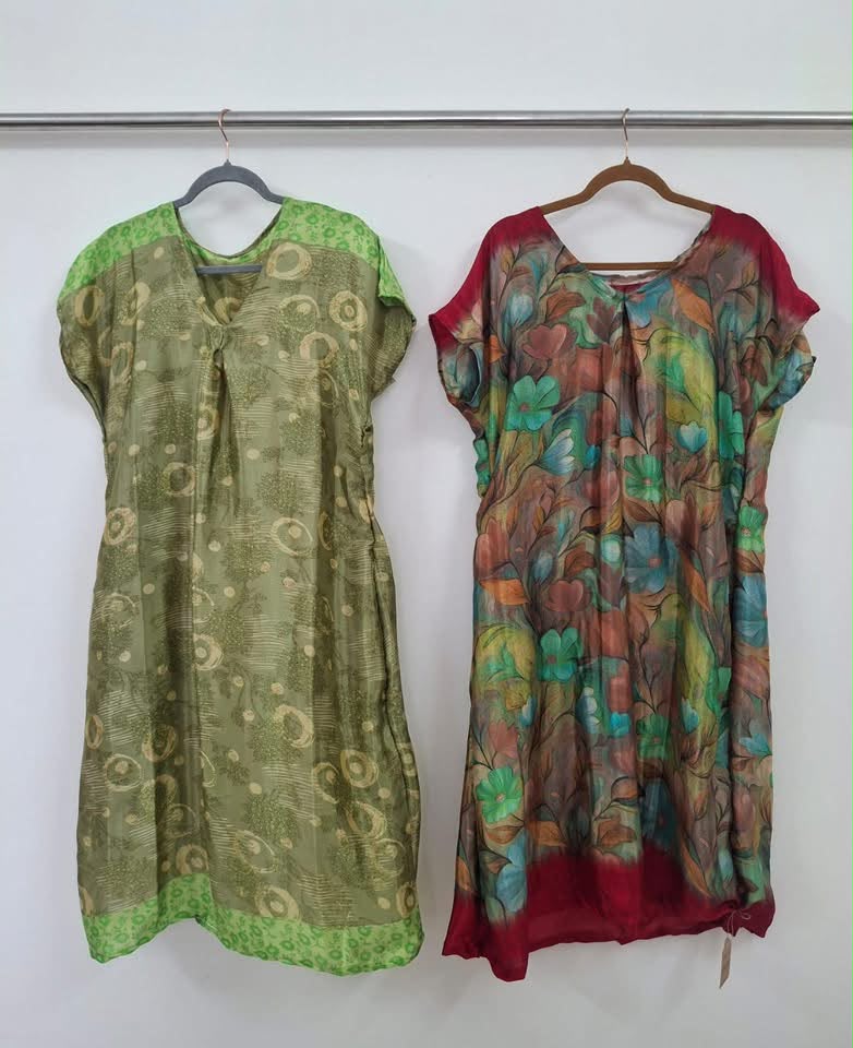 Martha.P-Pack of Two Slim Petite Sapna Dresses-FSP-014 - Rangeelaa- Fairtrade Sustainable Women's Clothingdresses
